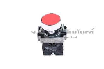[E] สวิตช์ปุ่มกด ปกติปิด รุ่น BA42 ปุ่มสีแดง